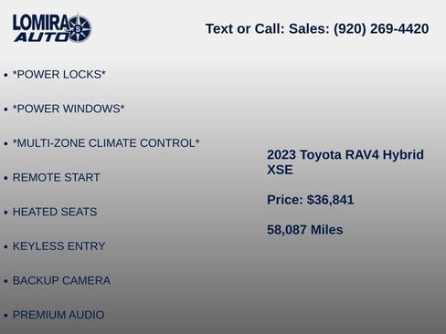 Used 2023 Toyota RAV4 XSE AWD/4WD image 7