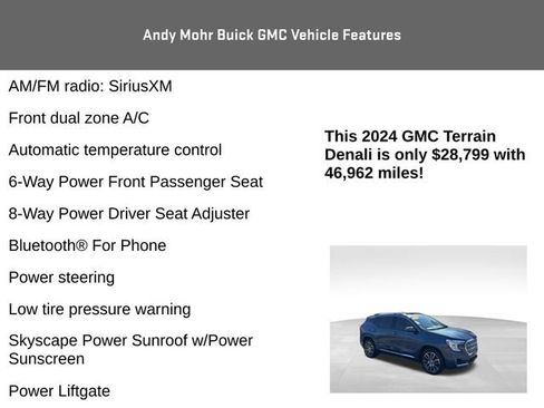 Used 2024 GMC Terrain Denali w/ Denali Premium Package image 12