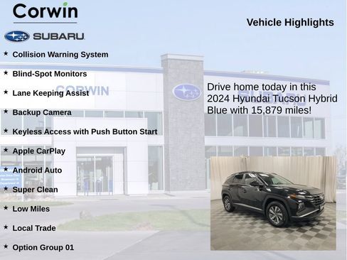Used 2024 Hyundai Tucson Blue AWD/4WD image 6