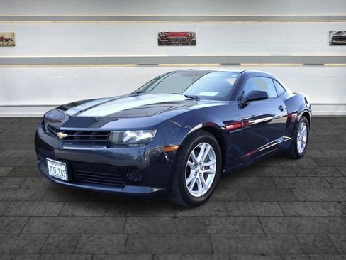 Used 2014 Chevrolet Camaro LS w/ Silver Rally Stripe Package RWD image 3