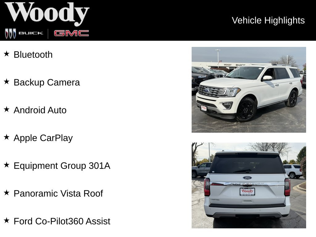 Used 2020 Ford Expedition Limited w/ Equipment Group 301A AWD/4WD image 3