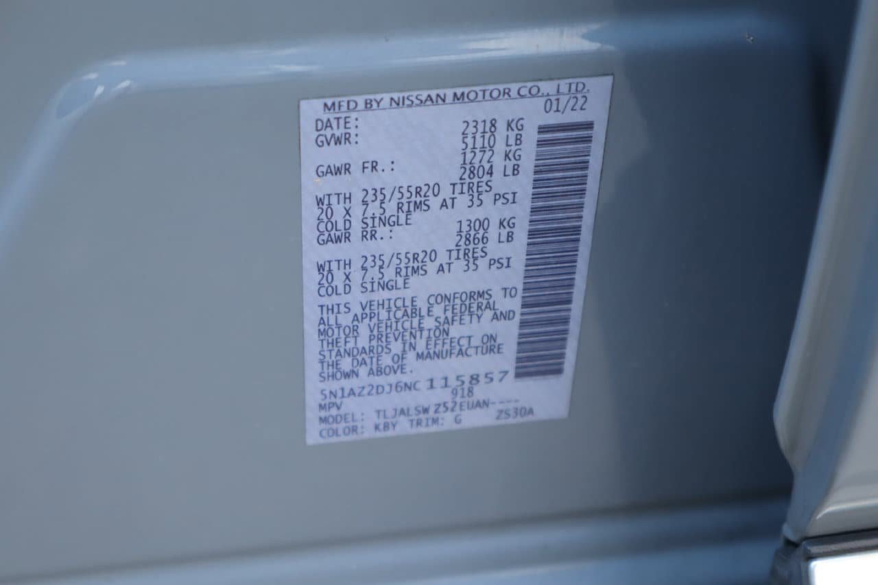 Used 2022 Nissan Murano Platinum w/ Cargo Package FWD image 29