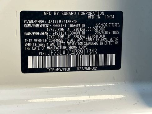 Used 2024 Subaru Crosstrek 2.0i Premium AWD/4WD image 22