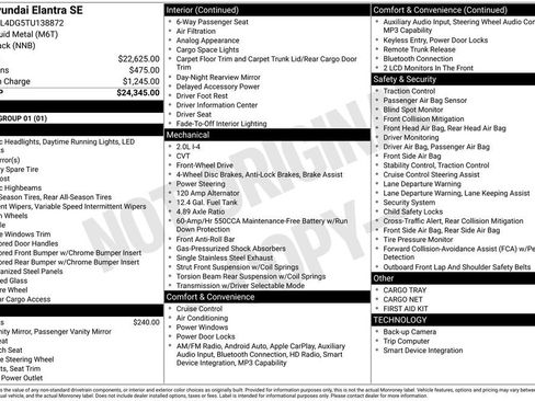 New 2026 Hyundai Elantra SE image 4