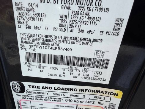 Used 2014 Ford F150 FX2 w/ Equipment Group 402A Luxury RWD image 13