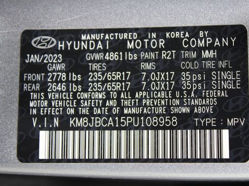 Used 2023 Hyundai Tucson Blue image 39