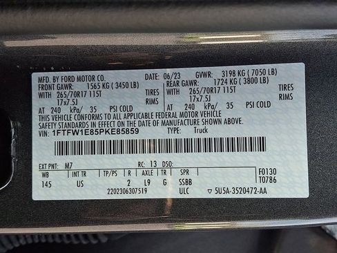 Used 2023 Ford F150 XLT w/ Equipment Group 301A Mid AWD/4WD image 27