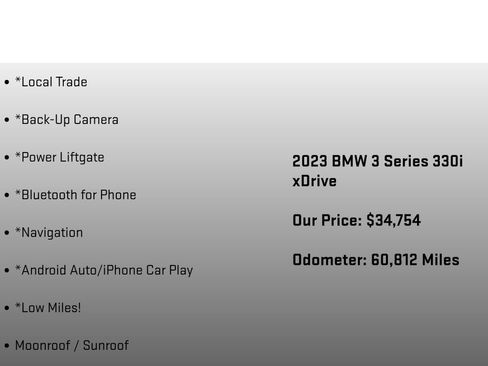 Used 2023 BMW 330i xDrive Sedan w/ M Sport Package AWD/4WD image 36