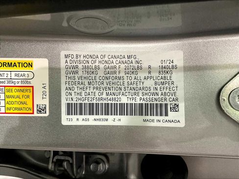 Used 2024 Honda Civic Sport image 33