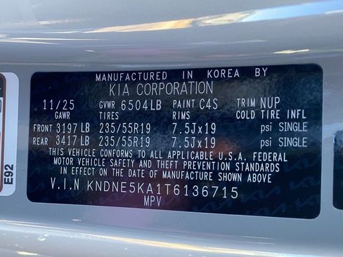 New 2026 Kia Carnival SX Prestige image 37