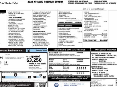 Used 2024 Cadillac XT4 Premium Luxury w/ Technology Package