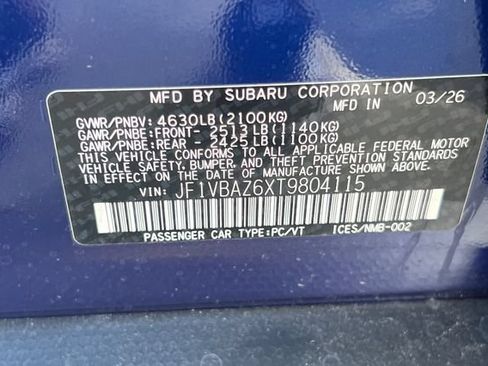 New 2026 Subaru WRX tS w/ Popular Package #2 AWD/4WD image 24