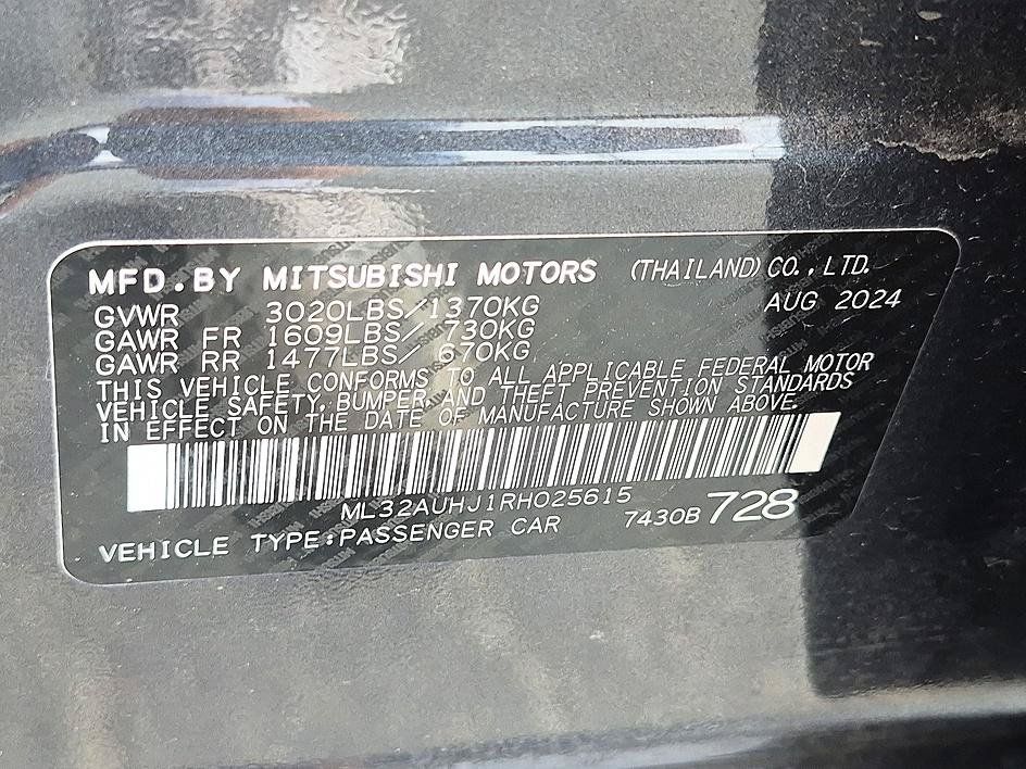 Used 2024 Mitsubishi Mirage ES FWD image 35