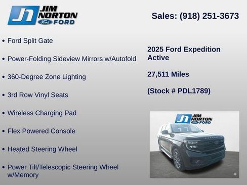 Used 2025 Ford Expedition Active AWD/4WD image 17