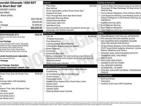 Used 2023 Chevrolet Silverado 1500 RST w/ Z71 Off-Road Package AWD/4WD image 5