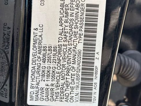 Used 2022 Acura TLX 2.0 w/A-Spec Pkg Sedan 4D image 59