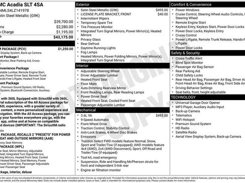 Used 2020 GMC Acadia SLT w/ Premium Package FWD image 40