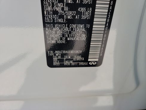New 2026 INFINITI QX80 Luxe w/ Cargo Package RWD image 35