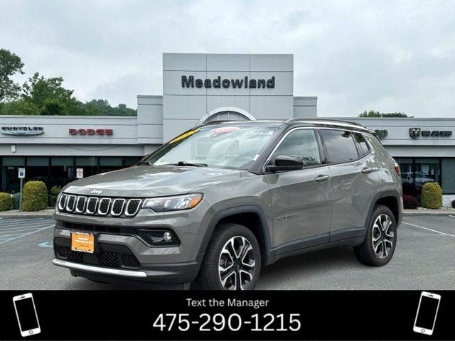 Certified 2023 Jeep Compass Limited w/ Sun and Sound Group AWD/4WD image 1