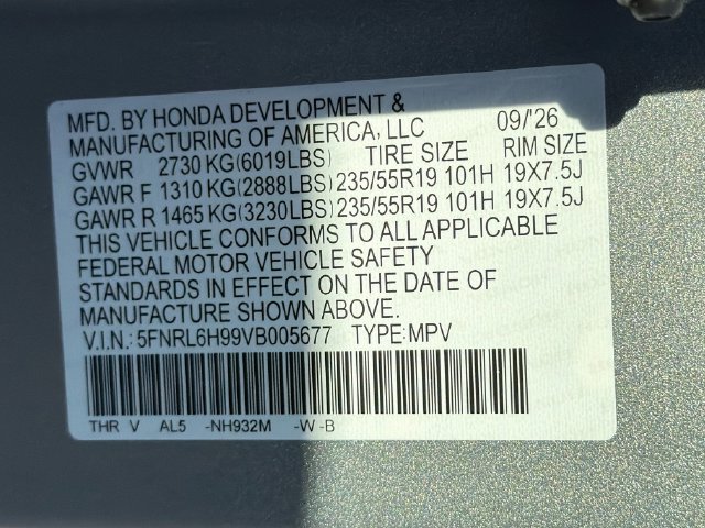 New 2027 Honda Odyssey Elite image 33