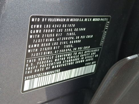 Certified 2022 Volkswagen Taos S image 28