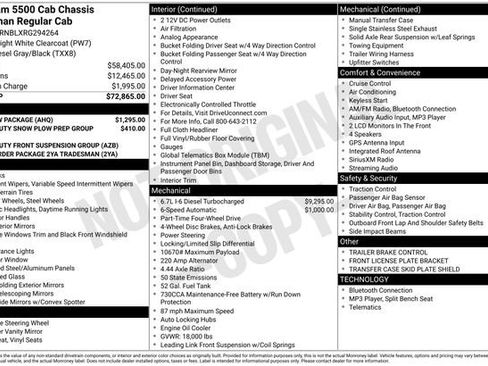 New 2024 RAM 5500 Tradesman w/ Max Tow Package AWD/4WD image 4