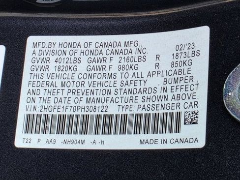 Used 2023 Honda Civic EX image 33