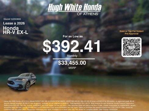 New 2026 Honda HR-V EX-L image 3