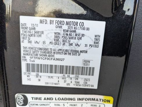 Used 2012 Ford F150 FX2 w/ FX Luxury Pkg image 15