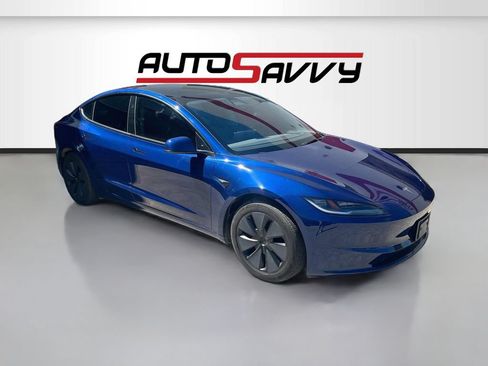 Used 2025 Tesla Model 3 Long Range AWD/4WD image 1