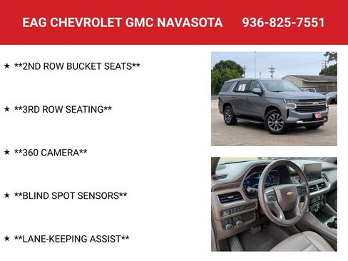 Used 2022 Chevrolet Tahoe LT w/ Luxury Package AWD/4WD image 8