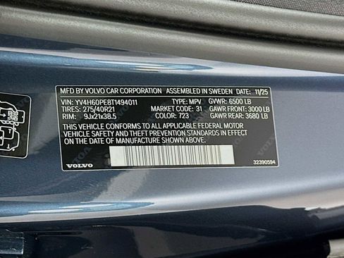 New 2026 Volvo XC90 T8 Plus w/ Protection Package Premier AWD/4WD image 31