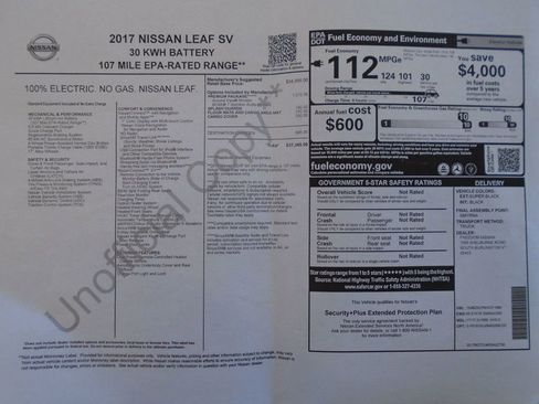 Used 2017 Nissan Leaf SV w/ Premium Package image 44