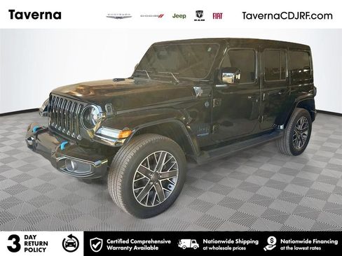 Used 2022 Jeep Wrangler Unlimited Sahara AWD/4WD image 1