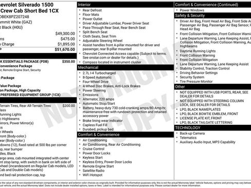 Certified 2023 Chevrolet Silverado 1500 Custom w/ LPO, Dark Essentials Package image 11