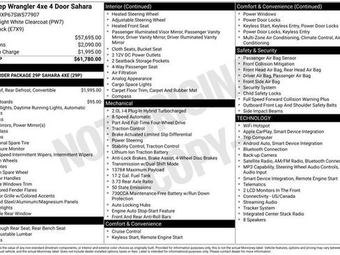 Used 2025 Jeep Wrangler Unlimited Sahara AWD/4WD image 15