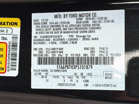 Used 2023 Ford Mustang Premium w/ Equipment Group 201A RWD image 33