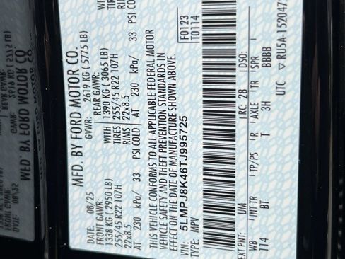 New 2026 Lincoln Nautilus Reserve w/ Jet Appearance Package image 25