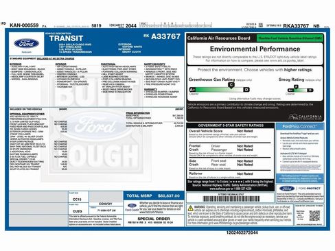 Used 2024 Ford Transit 250 Low Roof w/ Exterior Upgrade Package image 2