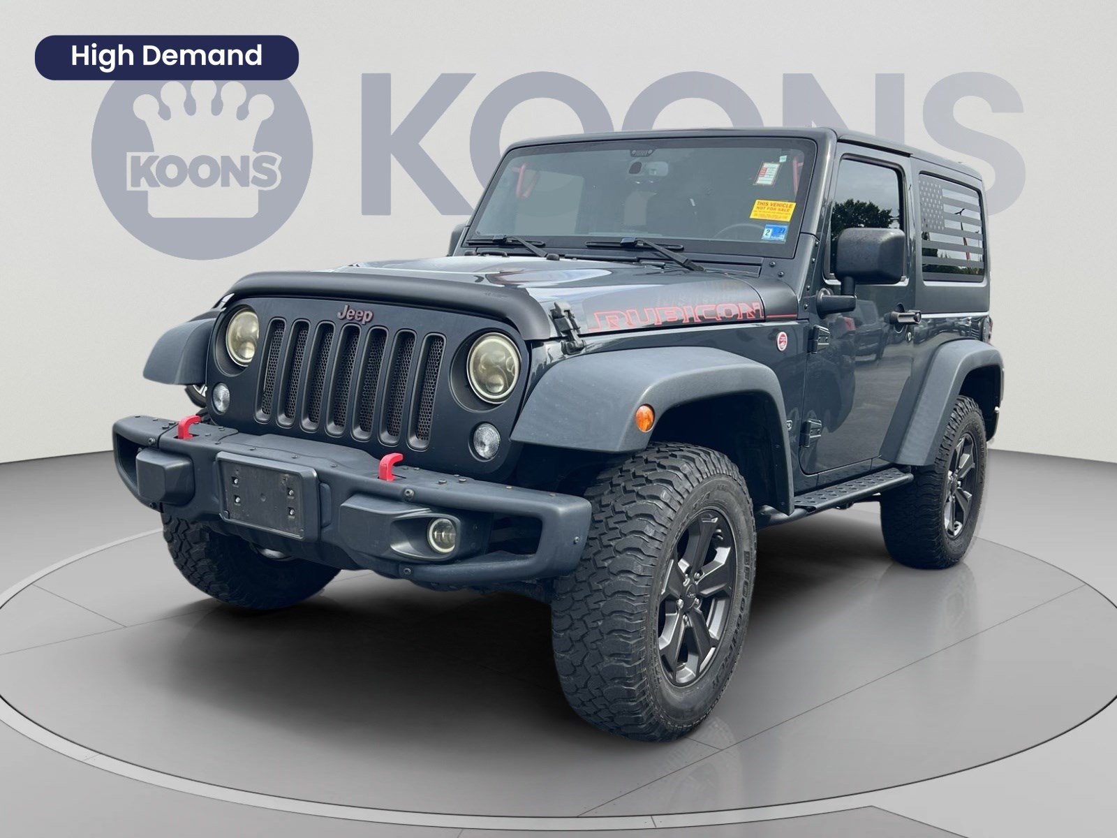 Used 2018 Jeep Wrangler Rubicon AWD/4WD image 1