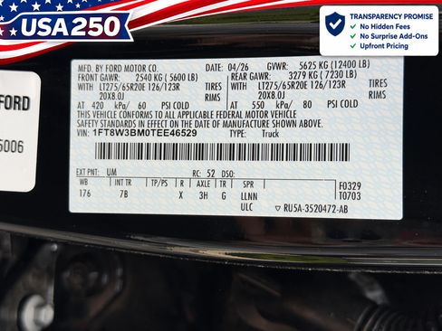 New 2026 Ford F350 Platinum w/ FX4 Off-Road Package AWD/4WD image 25