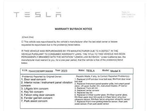 Used 2023 Tesla Model X image 5