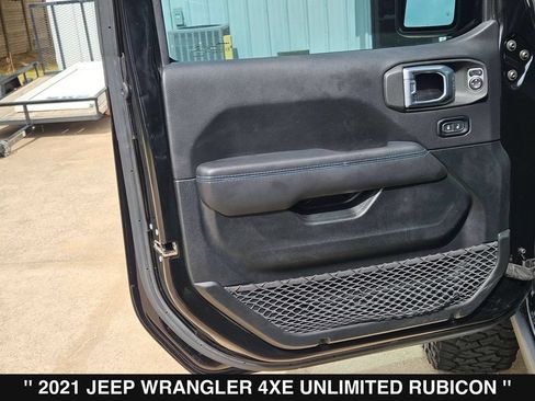 Used 2021 Jeep Wrangler Unlimited Rubicon 4xe w/ Steel Bumper Group AWD/4WD image 14