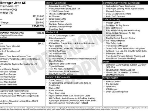 Certified 2021 Volkswagen Jetta SE w/ SE Cold Weather Package image 28