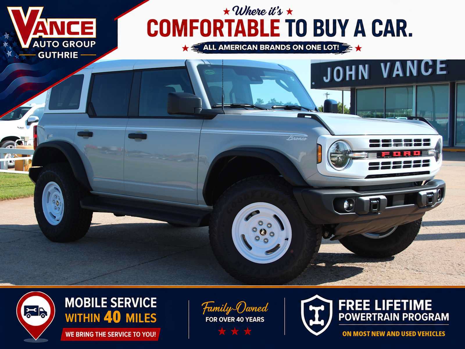 New 2026 Ford Bronco Heritage Edition AWD/4WD image 1
