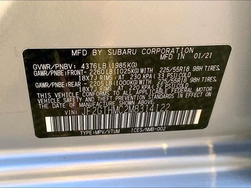 Used 2021 Subaru Crosstrek 2.5i Limited image 32