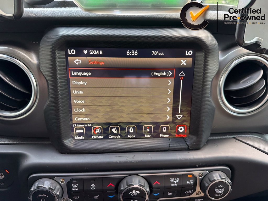 Certified 2023 Jeep Gladiator Rubicon w/ Cold Weather Group AWD/4WD image 93