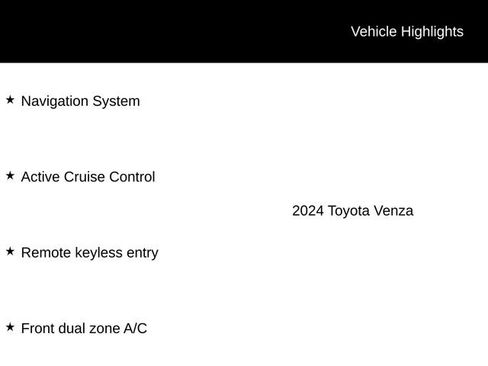 Used 2024 Toyota Venza XLE image 12