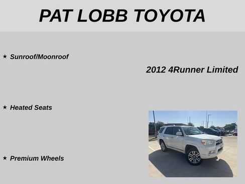 Used 2012 Toyota 4Runner Limited AWD/4WD image 12