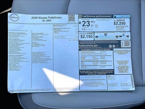 New 2026 Nissan Pathfinder SL image 21